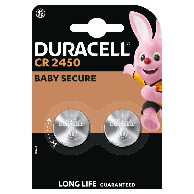 Duracell Baterie 3V CR2450 2 sztuki