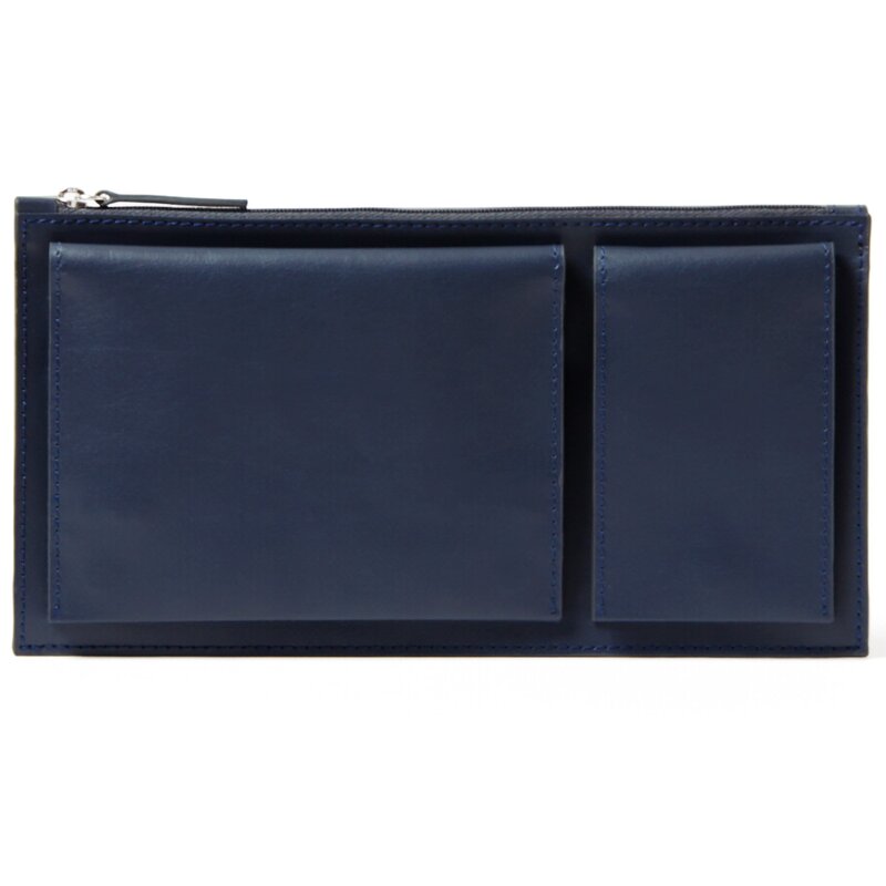 Portfel LEXON Flat Travel LN2500B Ciemnoniebieski