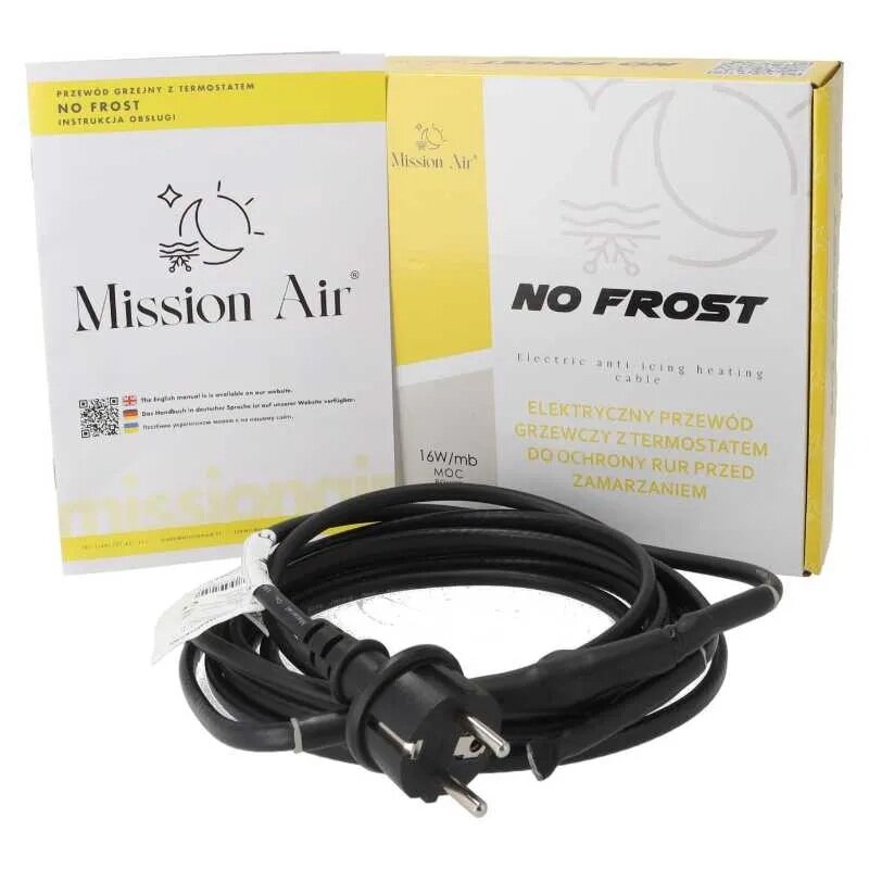 Kabel grzewczy MISSION AIR No Frost z termostatem 1 m