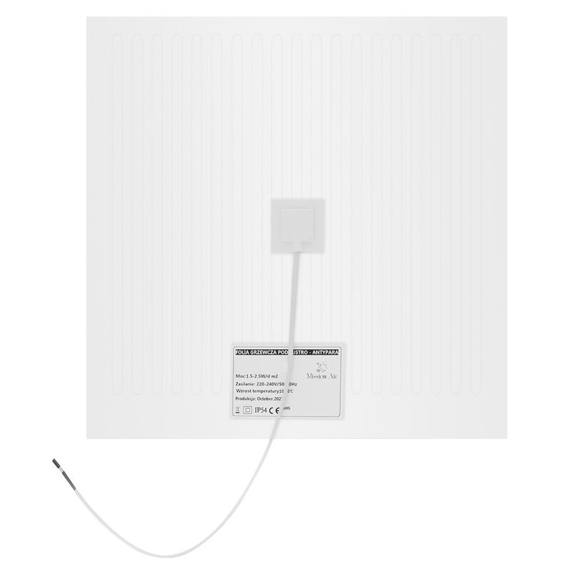 Mata grzewcza pod lustro MISSION AIR Antypara 60 x 60 cm