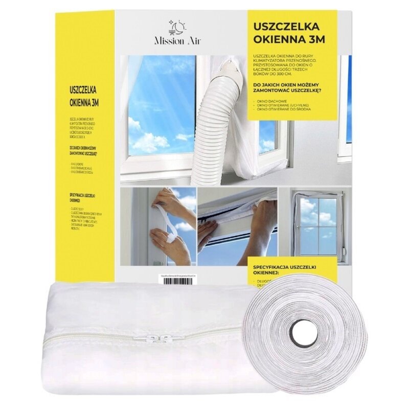Uszczelka okienna MISSION AIR AirLock do klimatyzatorów przenośnych 3 m
