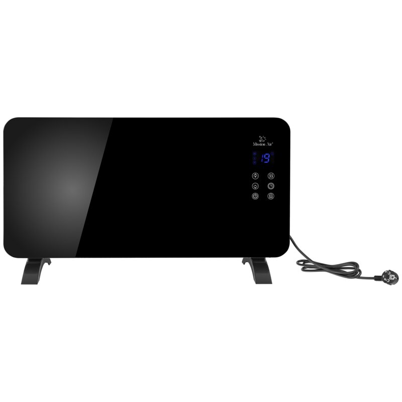 Grzejnik konwektorowy MISSION AIR Porto WiFi 1500W Czarny Wi‑Fi