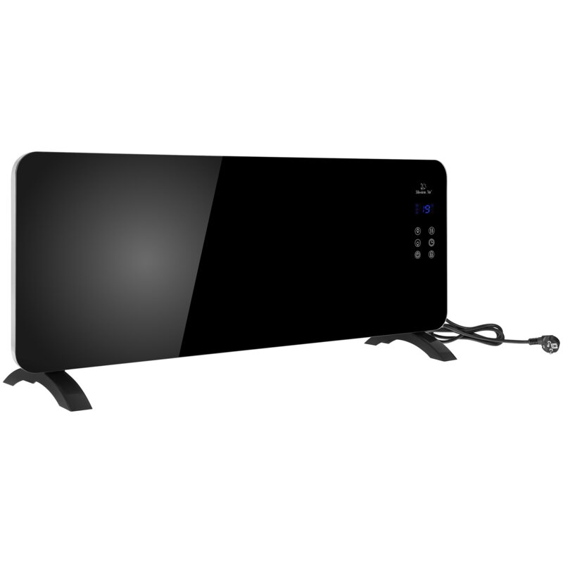 Grzejnik konwektorowy MISSION AIR Porto WiFi 2400W Czarny Wi‑Fi