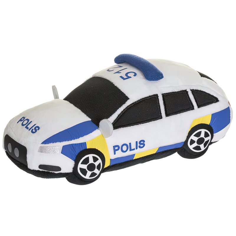 Maskotka TEDDYKOMPANIET Wheels Samochód policyjny 03062