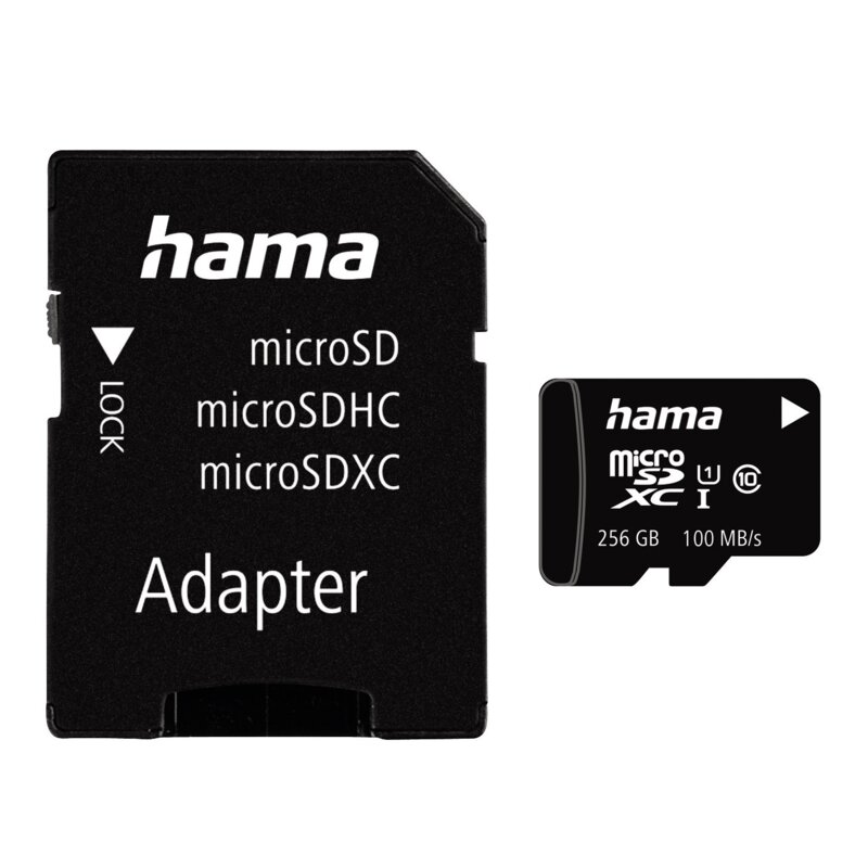 Karta pamięci HAMA microSDXC 256GB + Adapter