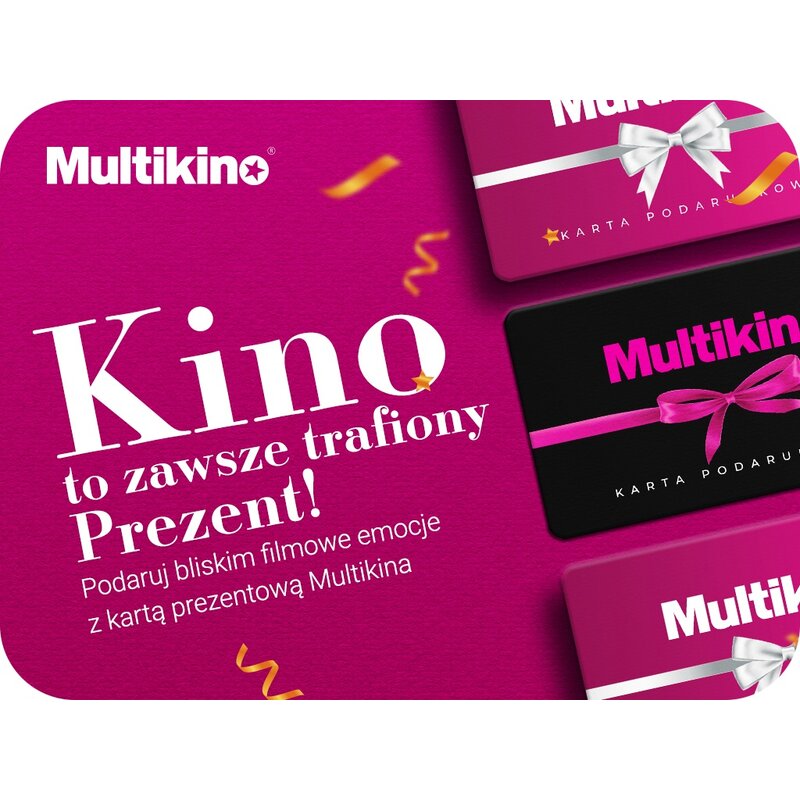 Karta podarunkowa MULTIKINO 50 zł