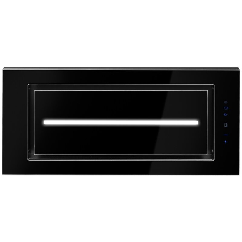 Okap AFRELLI Prima Glass Centrale 60 Czarny 491m3/h 63dB klasa B Timer