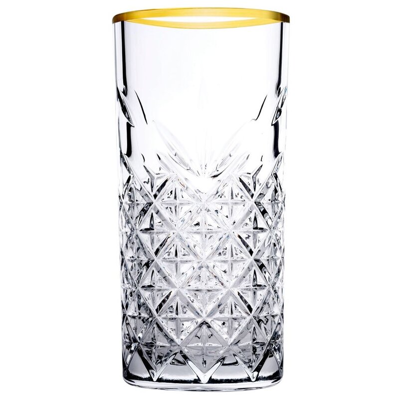 Zestaw szklanek PASABAHCE Timeless Gold 450 ml (4 sztuki)