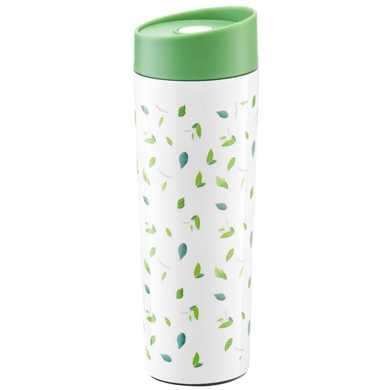 Kubek termiczny AMBITION Bizet Tiny Leaves Wielokolorowy 340 ml