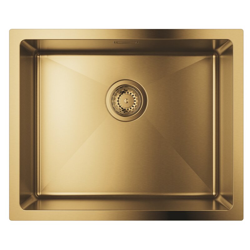 Zlewozmywak jednokomorowy GROHE K700U 31574GN1 Złoty 45x55