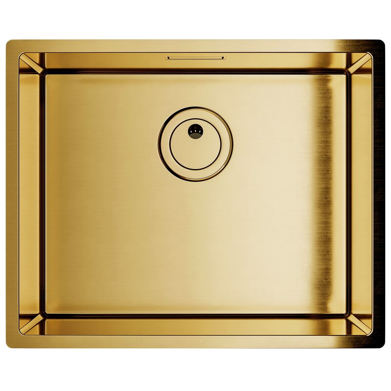 Zlewozmywak jednokomorowy GLOBALO Riwolo 50.1 Złoty 44x54