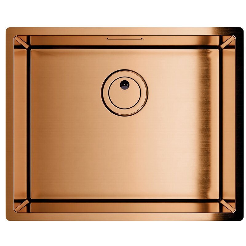 Zlewozmywak jednokomorowy GLOBALO Riwolo 50.1 Miedziany 44x54