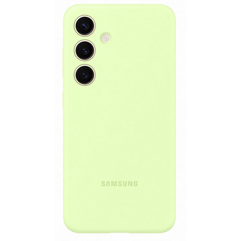 Samsung Silicone Cover do Galaxy S24 Jasno-zielony