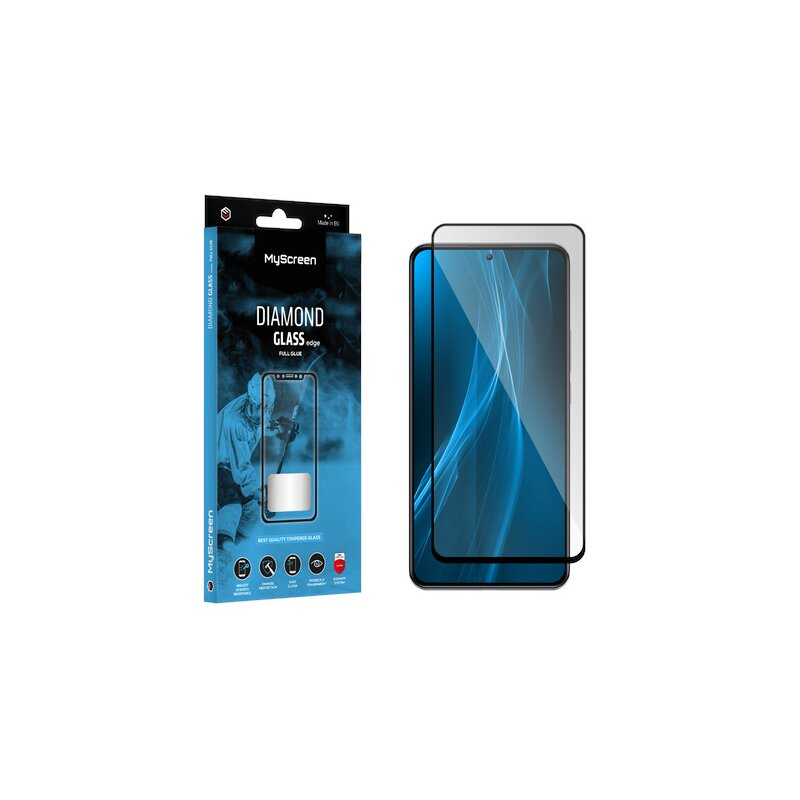 Szkło hartowane MYSCREEN Diamond Glass Edge Full Glue do Xiaomi Poco C65