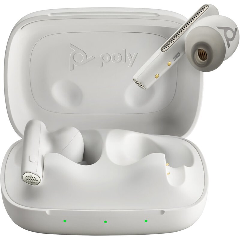 Słuchawki dokanałowe POLY Voyager Free 60 ANC Biały