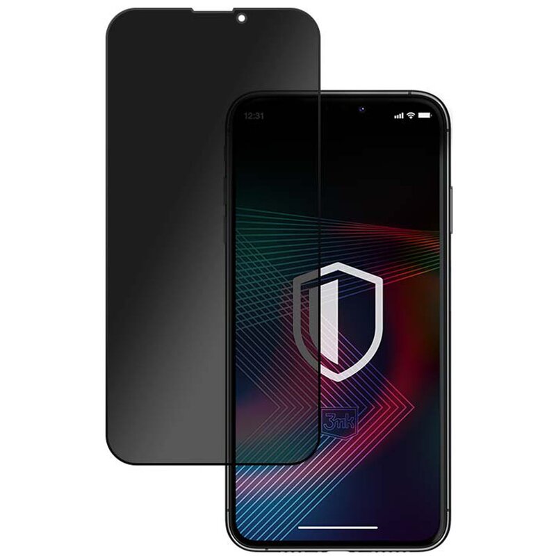 Szkło prywatyzujące 3MK HardGlass Max Privacy do Apple iPhone 13 Pro Max/14 Plus