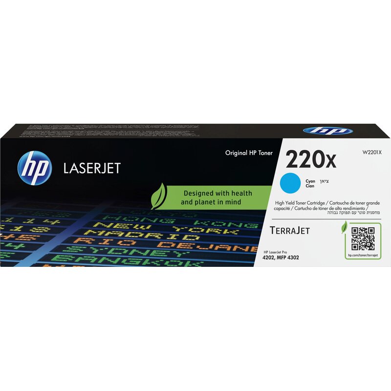 Toner HP 220X Błękitny
