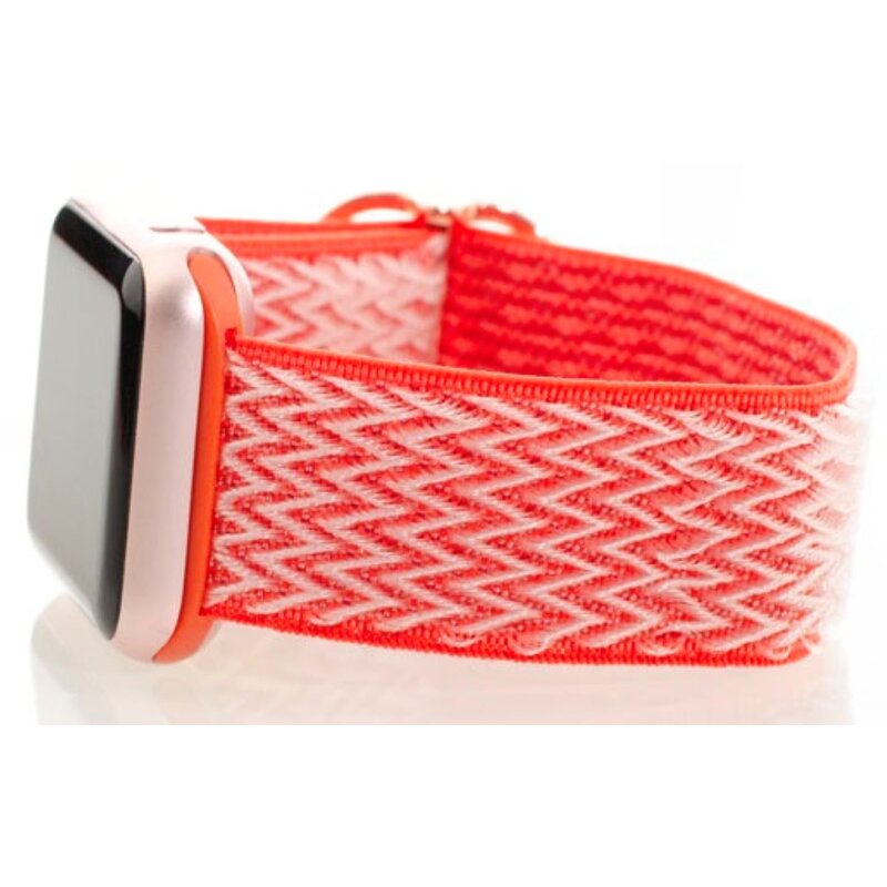 Pasek LUNA do Apple Watch do koperty 42/44/45mm Czerwony