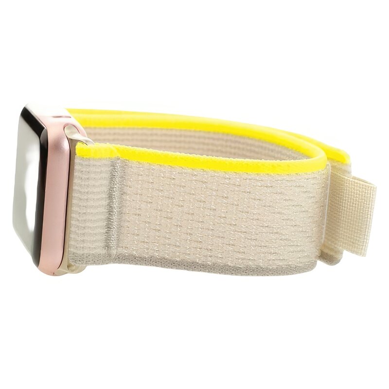 Pasek LUNA do Apple Watch do koperty 42/44/45mm A00096 Beżowo-żółty