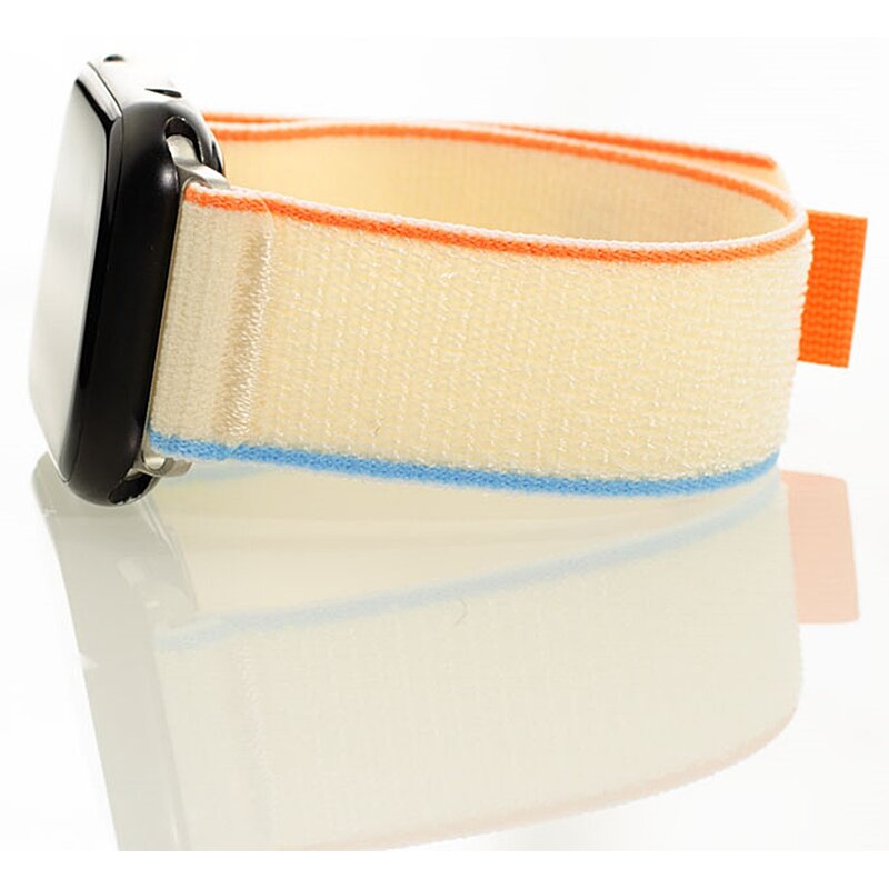 Pasek LUNA do Apple Watch 3/4/5/6/7/8/SE (42/44/45mm) A00098 Kremowy