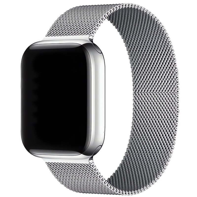 Pasek LUNA do Apple Watch do koperty 42/44/45 mm A00118 Srebrny