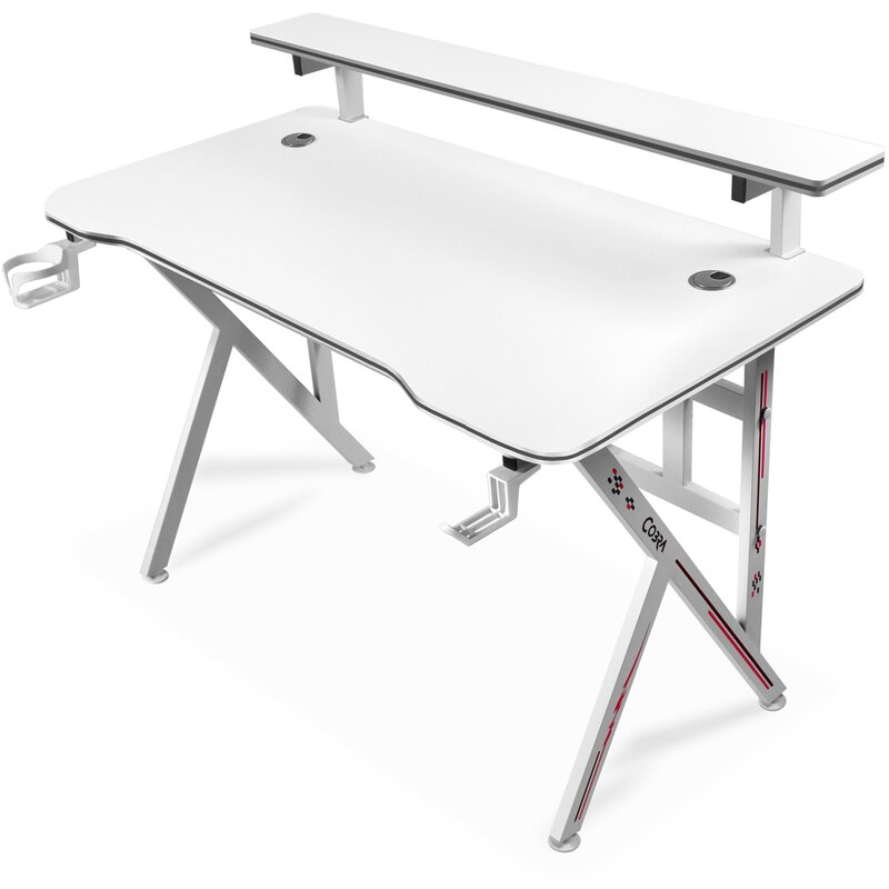 Biurko gamingowe COBRA CR4010WH Biały