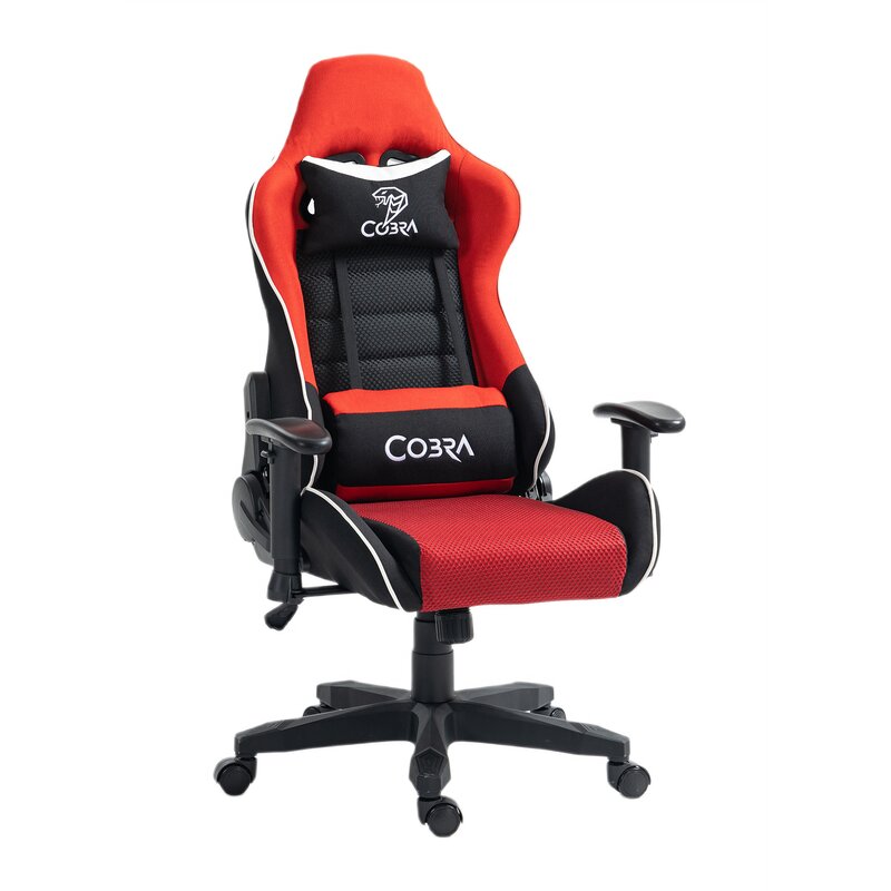 Fotel gamingowy COBRA Rebel CR200 Czerwono-czarny