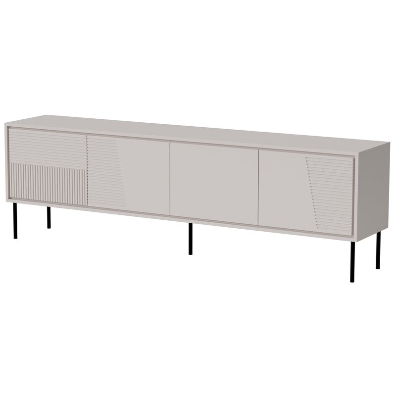 Szafka RTV ABI 4D 200x38x62 kaszmir mat
