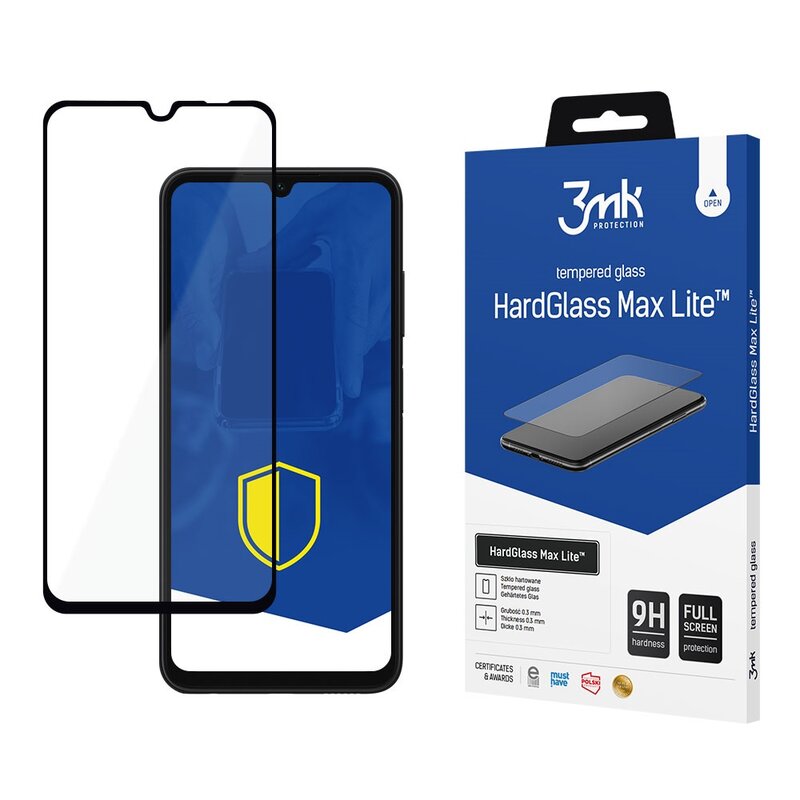 3mk HardGlass Max Lite Black do Samsung Galaxy A05s