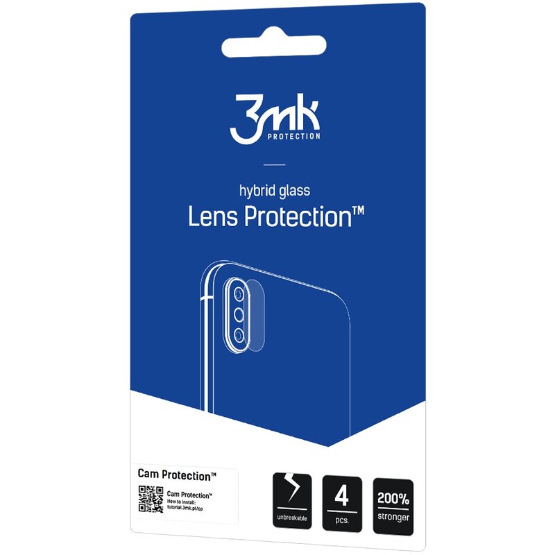 Szkło hybrydowe na obiektyw 3MK Lens Protection do Oppo A79 5G