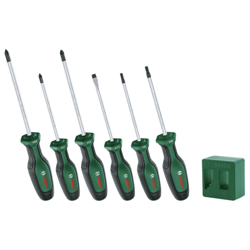 Zestaw wkrętaków BOSCH 1600A02W7L + magnetyzer (7 elementów)