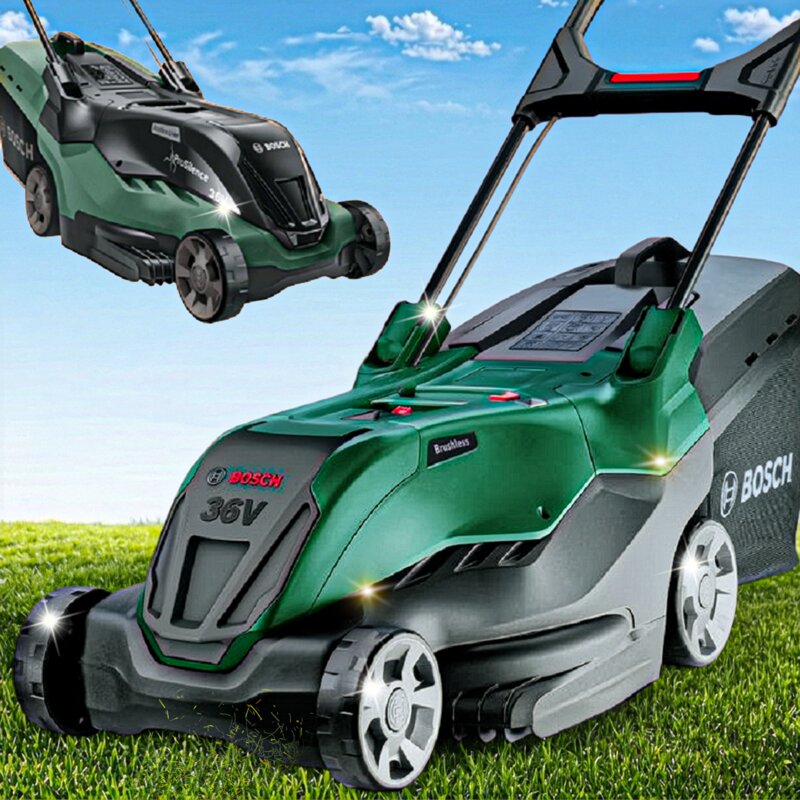 Kosiarka akumulatorowa BOSCH AdvancedRotak 36V-40-650 06008B9F01 40 cm, 2 Ah, 36 V, silnik bezszczotkowy, kosz 50L, 2 akumulatory 2 Ah