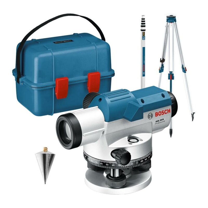 Niwelator optyczny BOSCH GOL 20D + BT160 + GR500