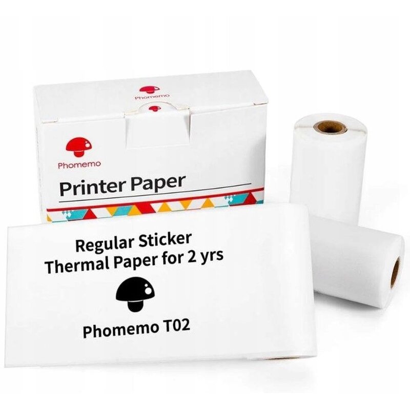 Papier PHOMEMO Q12-RMS2 Samoprzylepny 70g 3 arkusze 3.5 m