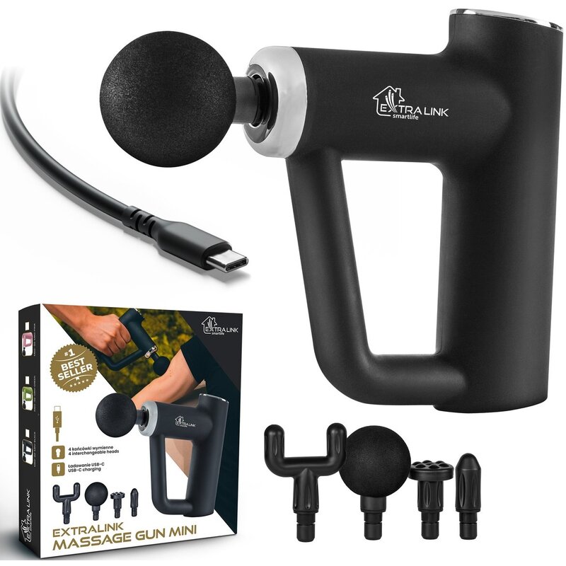 Masażer ręczny Gun EXTRALINK MSG-03 Mini Czarny