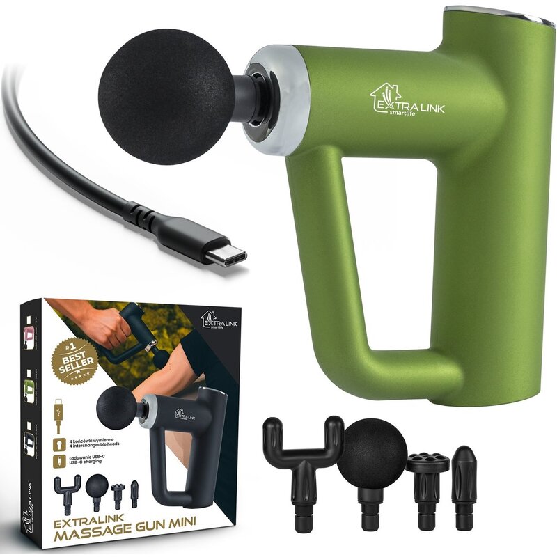 Masażer ręczny Gun EXTRALINK MSG-03 Mini Zielony