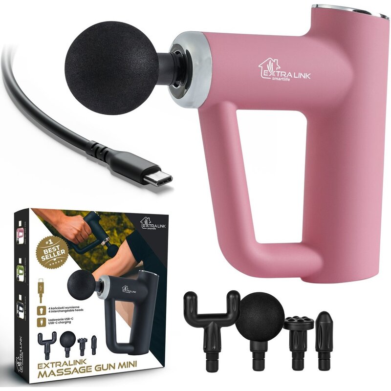 Masażer ręczny Gun EXTRALINK MSG-03 Mini Różowy
