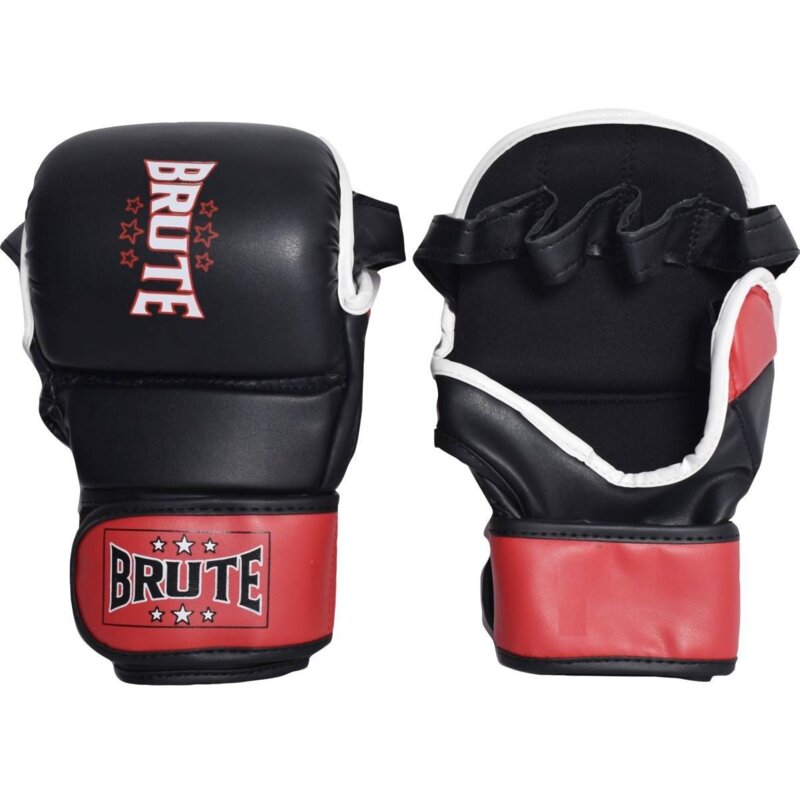 Rękawice do MMA BRUTE PRO R (rozmiar L/XL) Czarno-czerwony