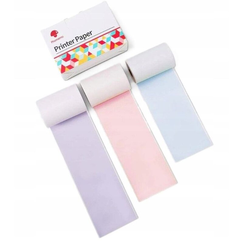 Papier PHOMEMO Q22-RMS-PBL Samoprzylepny 70g 3 arkusze 3.5 m