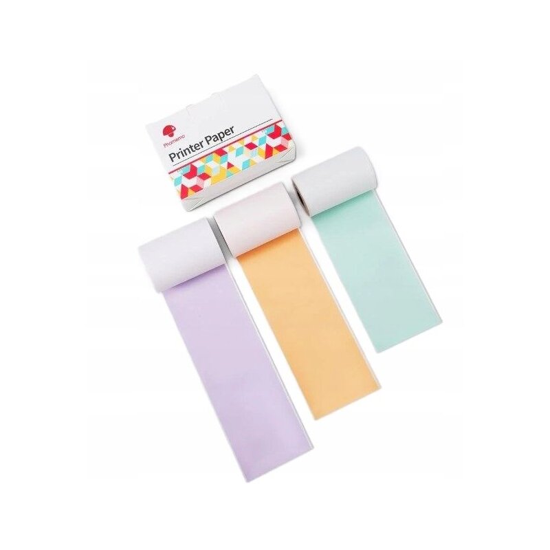 Papier PHOMEMO Q22-RMSMLL Samoprzylepny 70g 3 arkusze 3.5 m