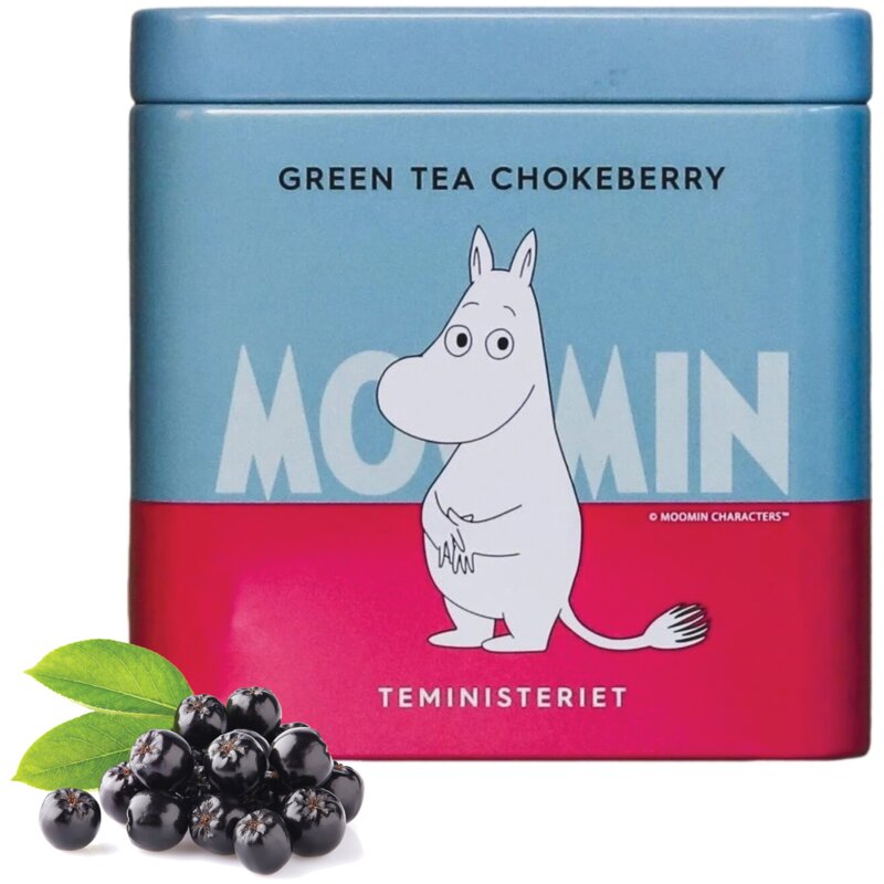 Herbata zielona liściasta TEMINISTERIET Moomin Green Tea Aronia 100 g