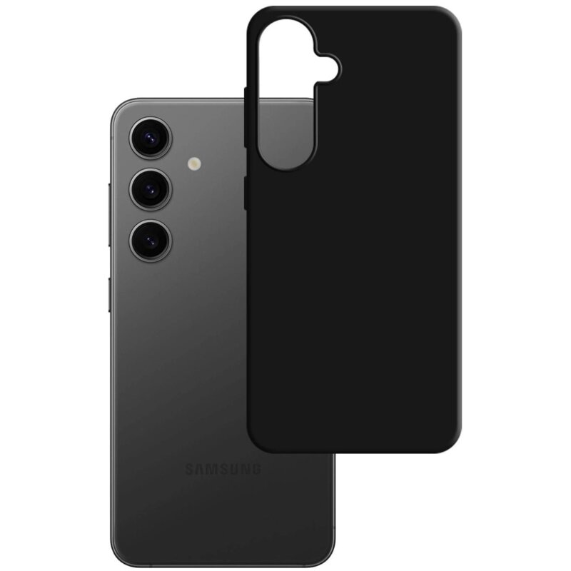 Etui 3MK Silicone Case do Samsung Galaxy S24 Czarny