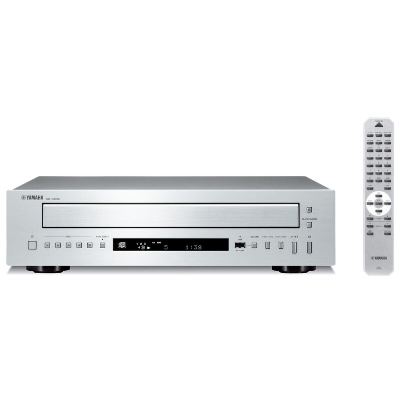 Odtwarzacz CD YAMAHA CD-C603 Srebrny