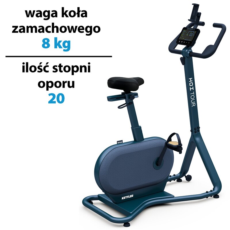 Rower indukcyjny KETTLER Hoi Tour Granatowy
