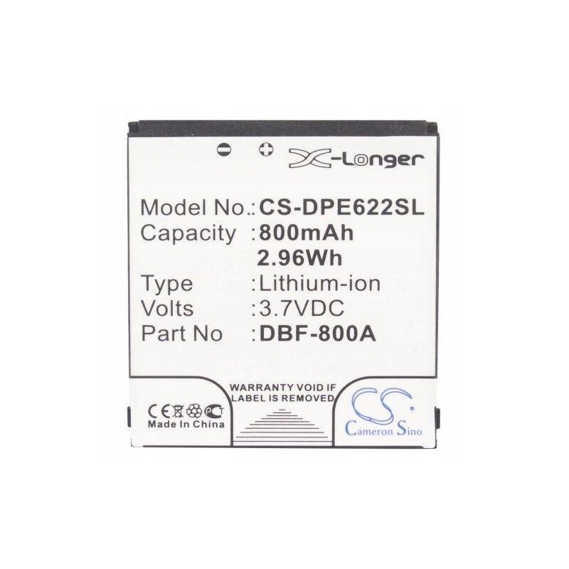 Bateria do telefonu CAMERON SINO CS-DPE622SL 800 mAh do Doro