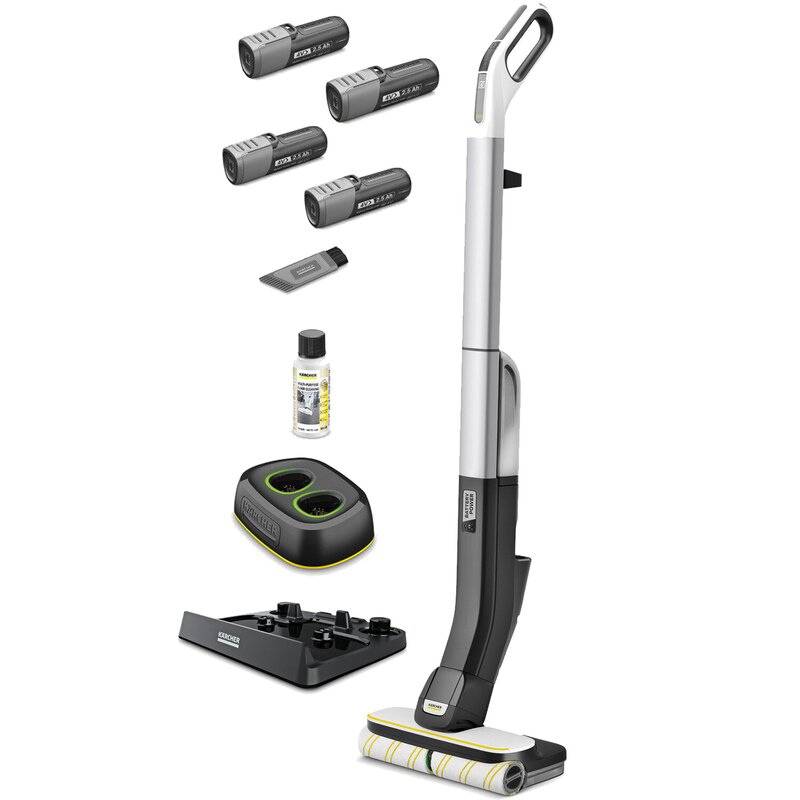 Mop elektryczny KARCHER FC 4-4 Battery Set 4B Duo 1.056-406.0 Szary