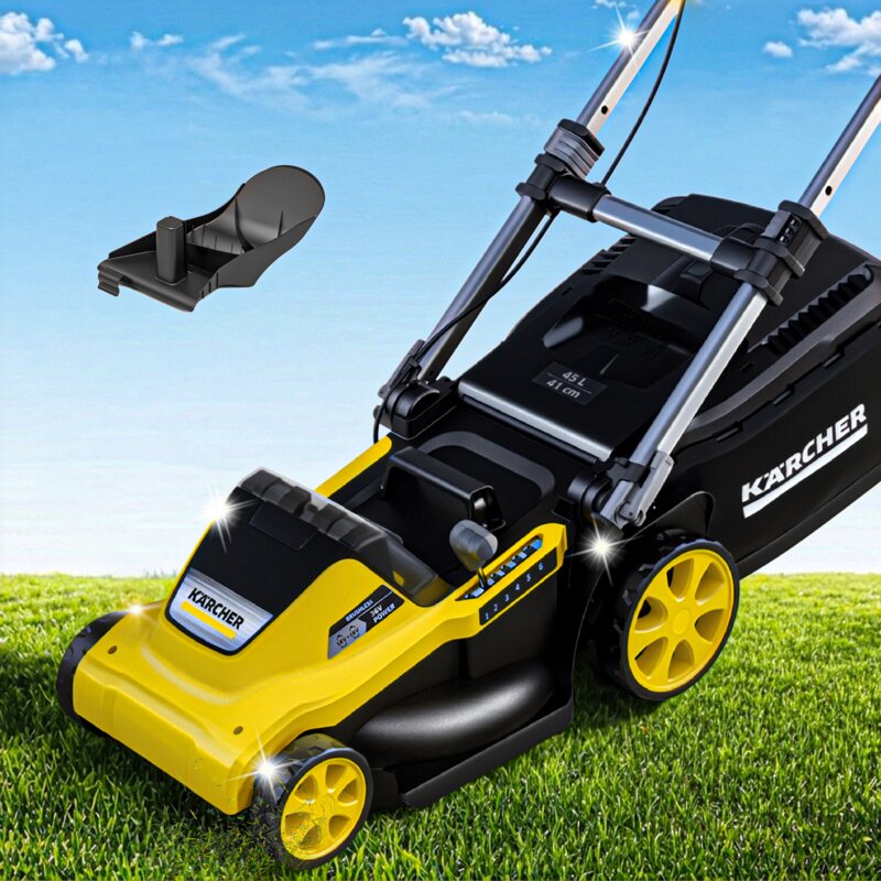 Kosiarka akumulatorowa KARCHER LMO 5-18 Dual 1.445-430.0 41 cm, 18 V, silnik bezszczotkowy, kosz 45L, bez akumulatora