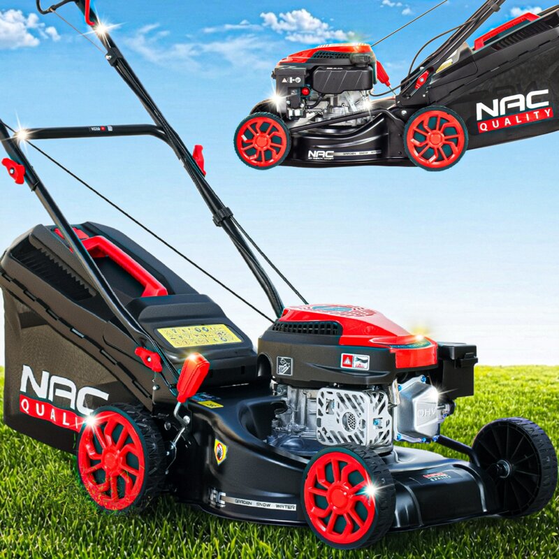 Kosiarka spalinowa NAC QUALITY MEX41-N127-1-RO z napędem, 41 cm, 127 cm3, 2 kW, kosz 45L