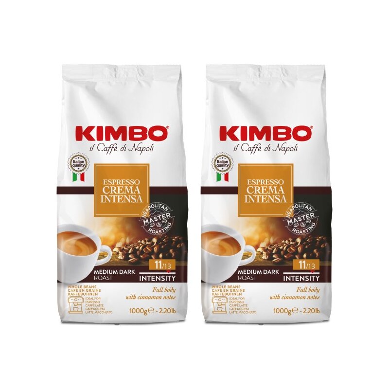 Kawa ziarnista KIMBO Espresso Crema Intensa 2 x 1 kg