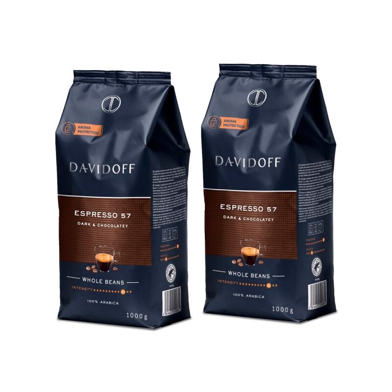 Kawa ziarnista DAVIDOFF Espresso 57 2 x 1 kg